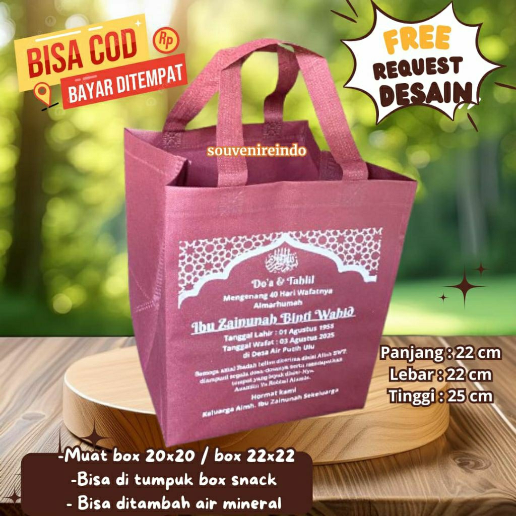 Tas Haul Tas peringatan kematian Tas berkat Tas tasyakuran Tas khitan