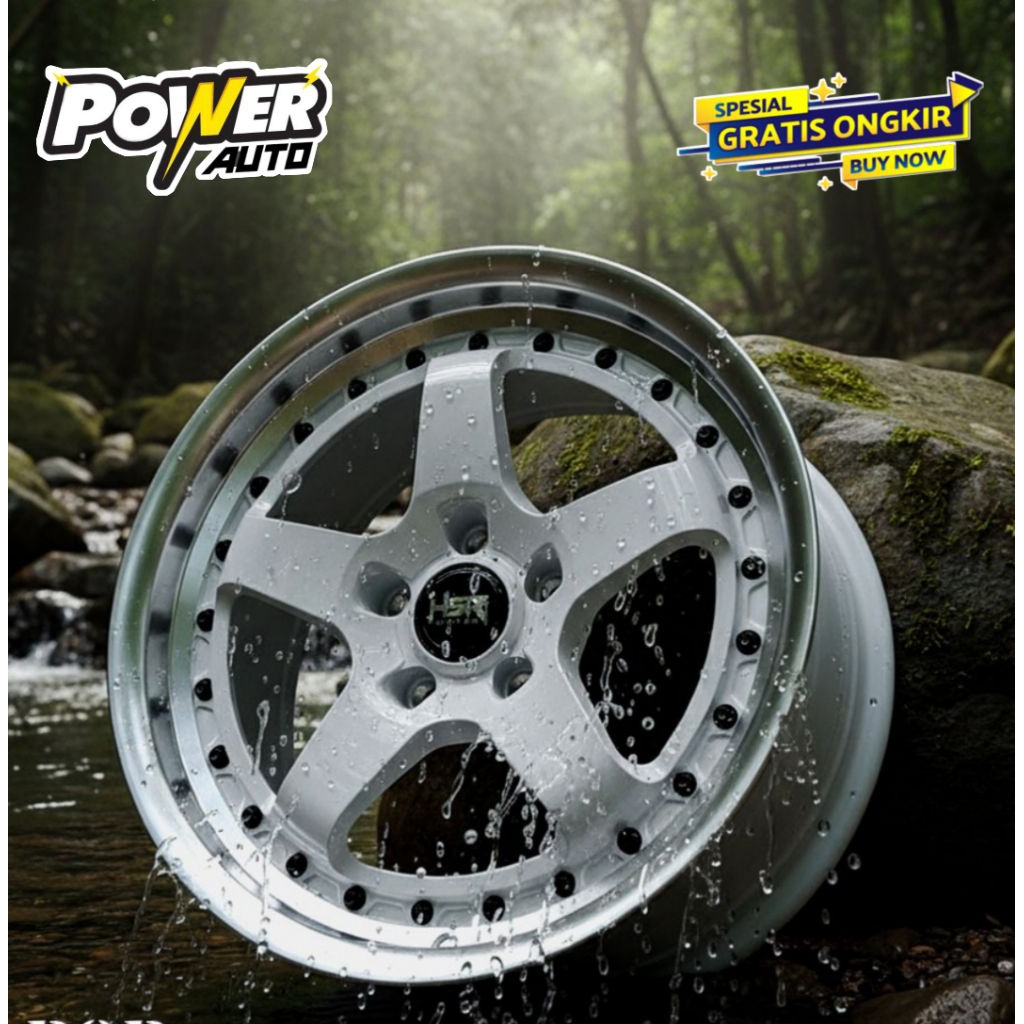 VELG HSR WHEEL MODEL PALANG 5 HSR BOB R16 LOBANG 5X114,3 INNOVA RUSH XPANDER TERIOS BRV ALMAS