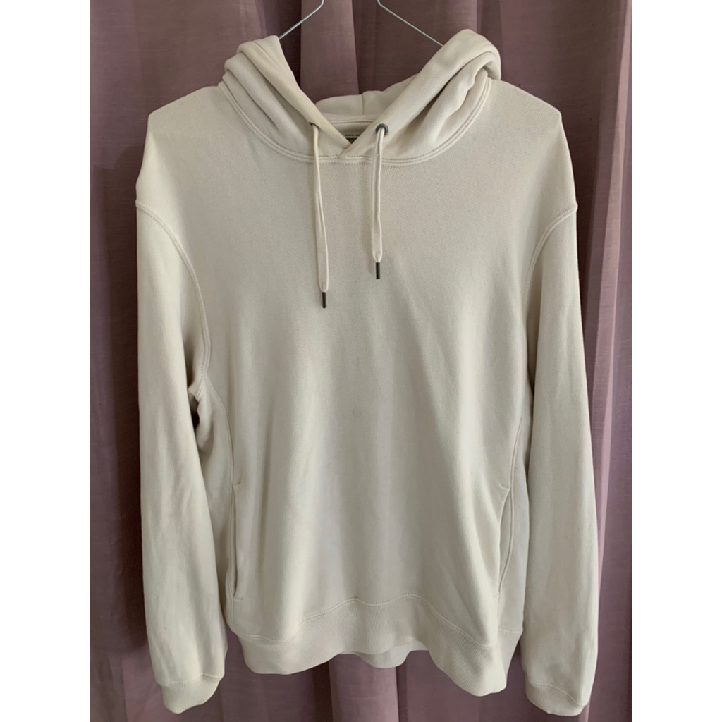 PL hoodie white uniqlo