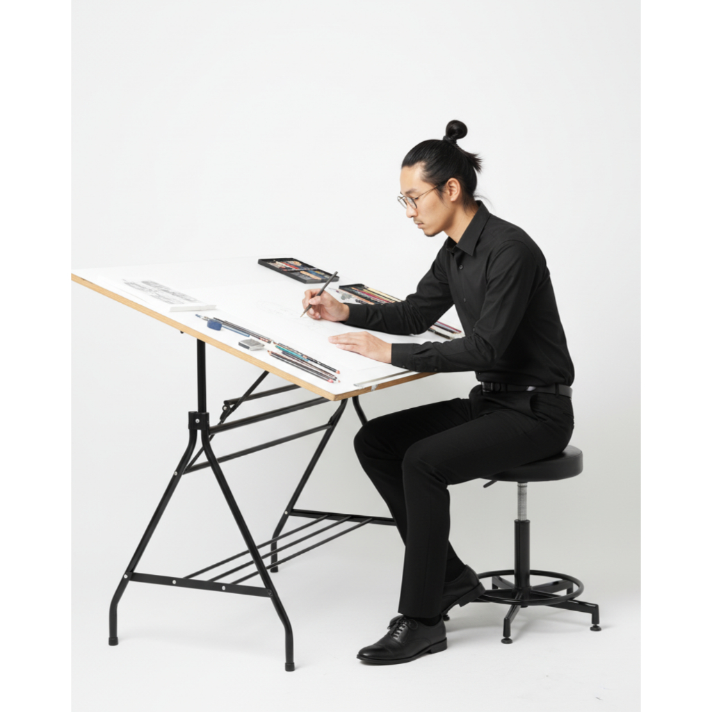 kemeja hitam polos lengan panjang