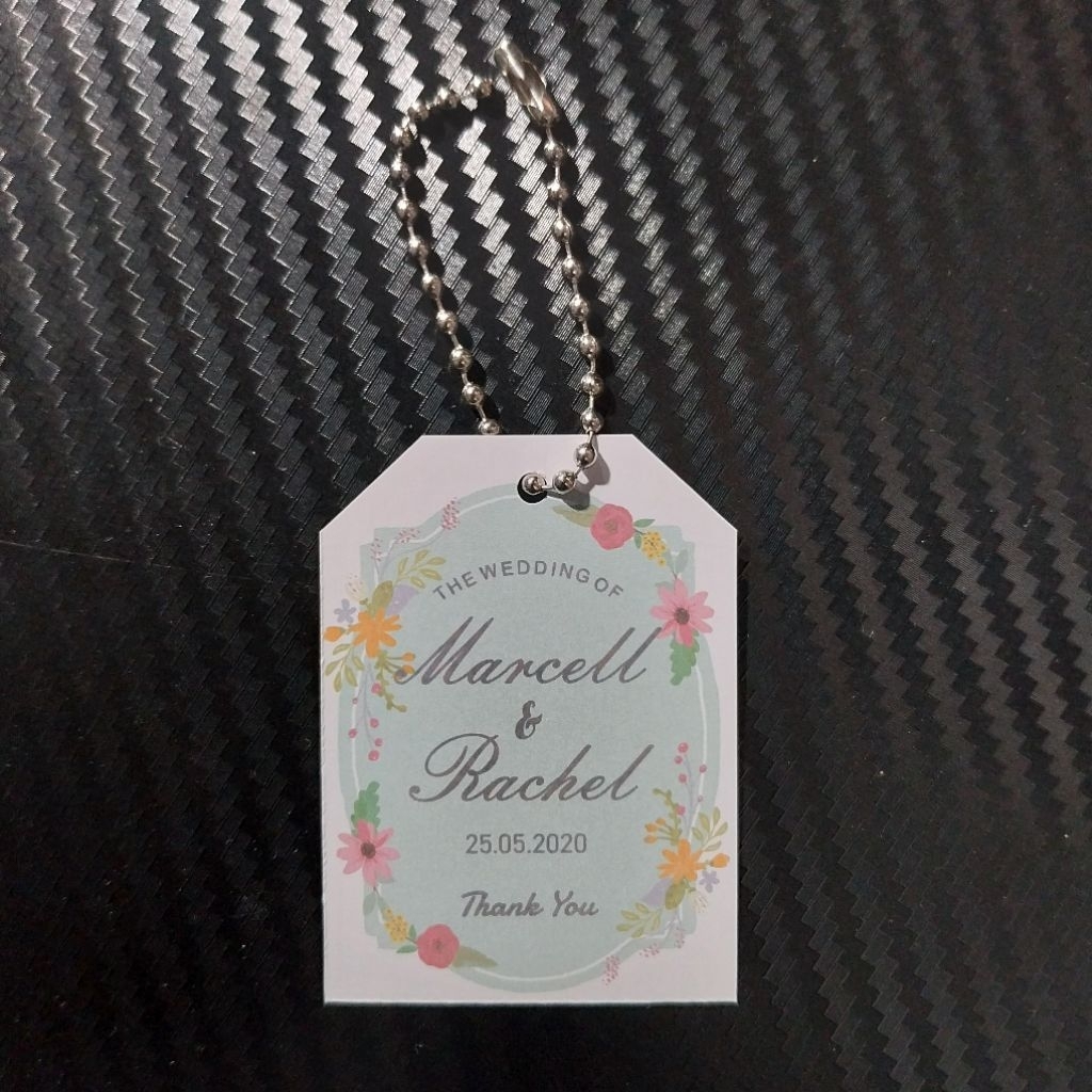 Hang Tag Souvenir Wedding pernikahan