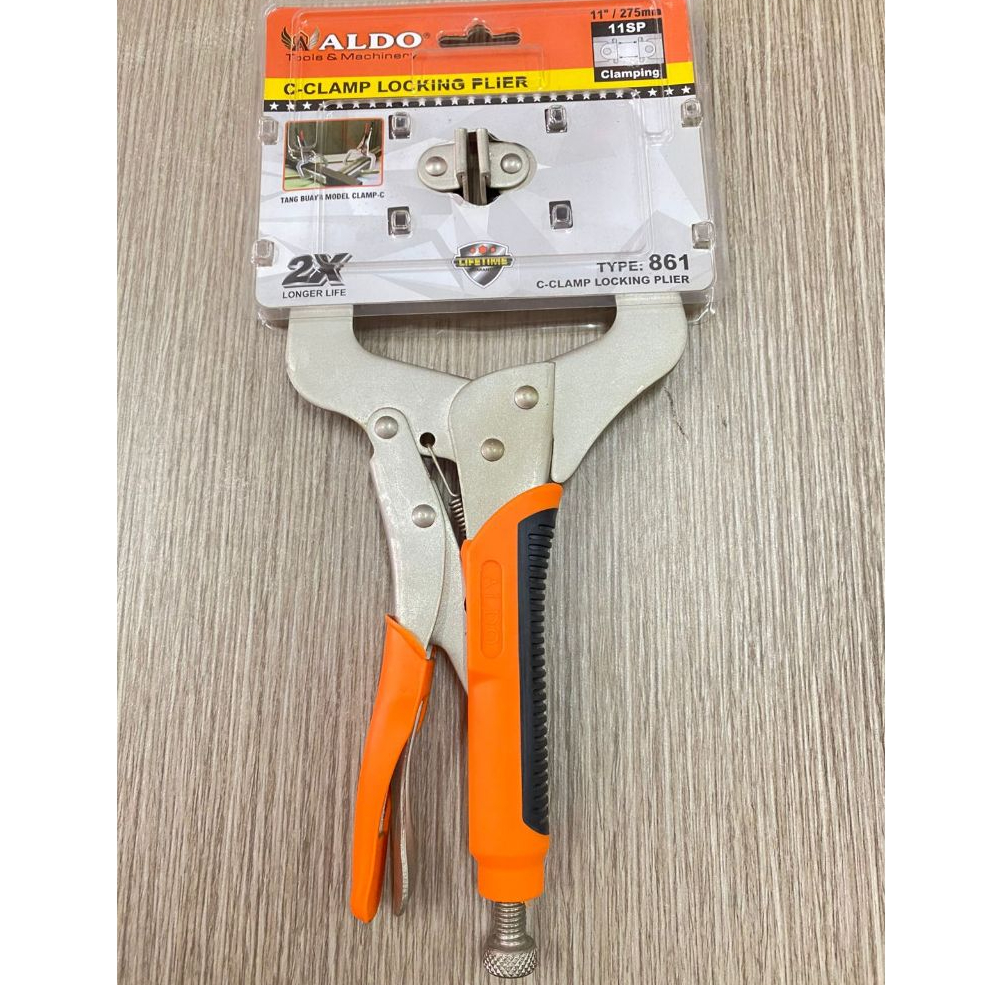 TANG BUAYA MODEL CLAMP C MERK ALDO / Tang Buaya Jepit Catok