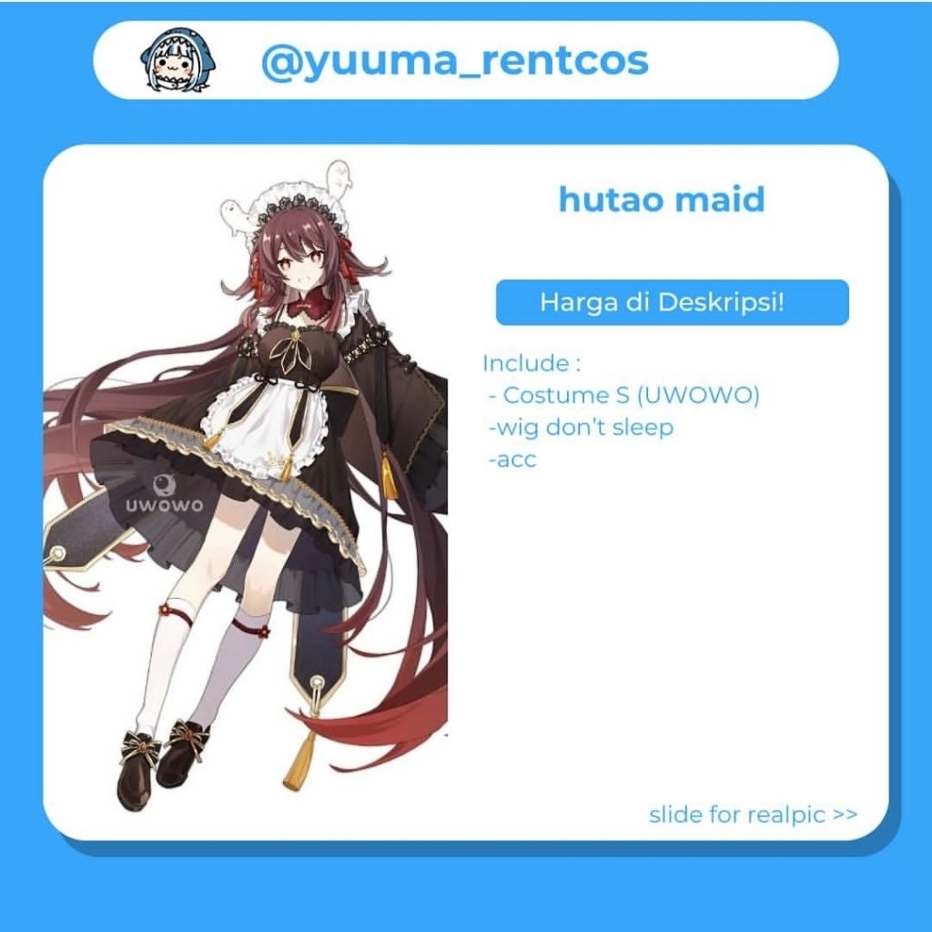 Rental hutao maid uwowo
