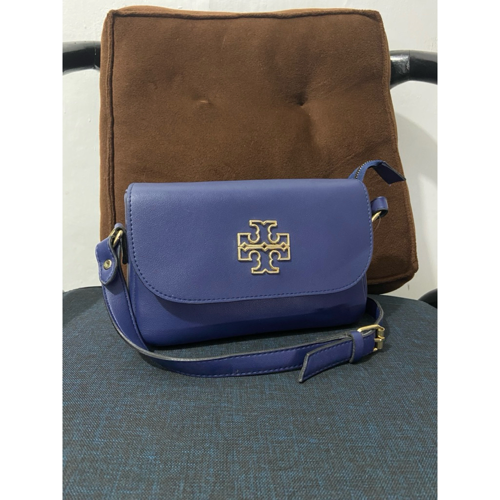 Tas Sling Bag Model Tory Burch Biru Navy