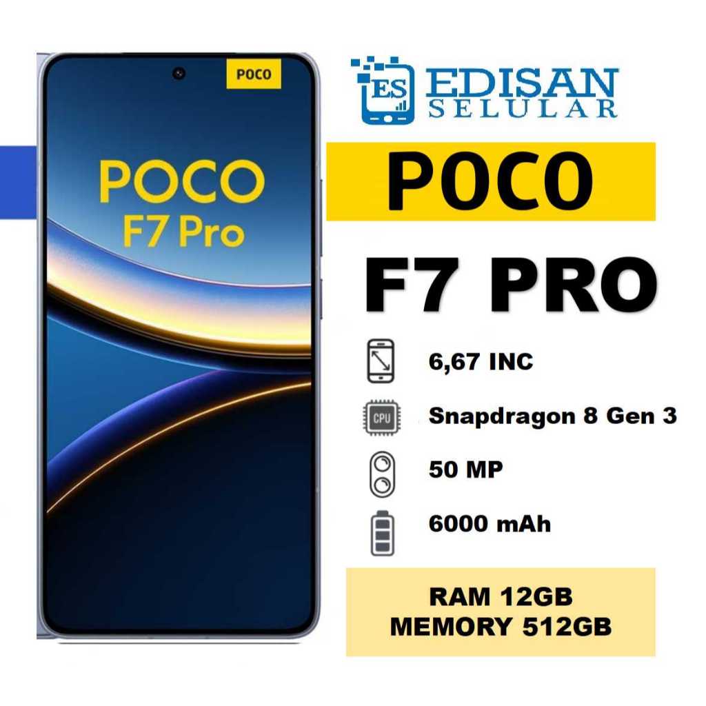 POCO F7 PRO 5G (12/512GB) GARANSI RESMI