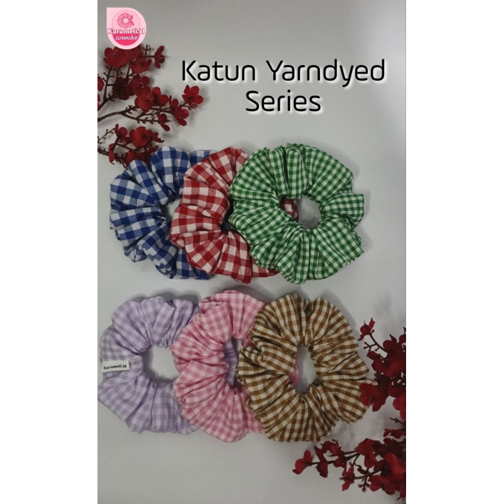 Scrunchie Katun Yarndyed Series