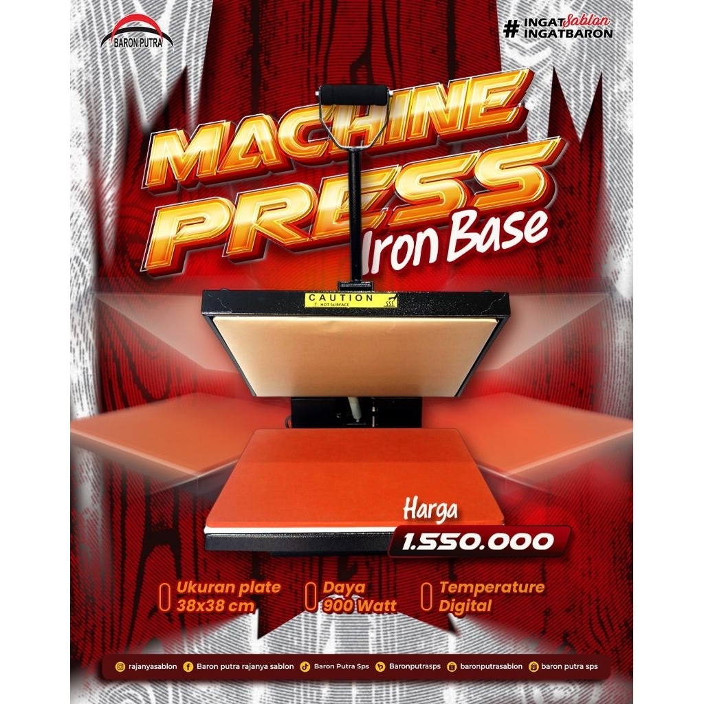 MESIN PRESS SABLON DTF