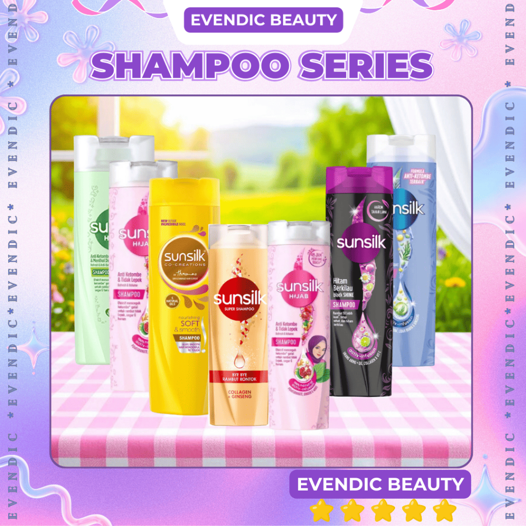 Sunsilk Super Shampoo / conditioner All Series | 160ML | 70ML | Glossy Black / Anti Dandruff / Silky