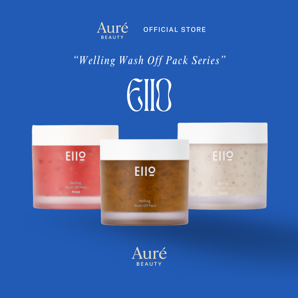 [AURE BEAUTY] READY - EIIO Welling Wash Off Pack/ Petal/ Grain/ Mask Wash/ Masker Wajah