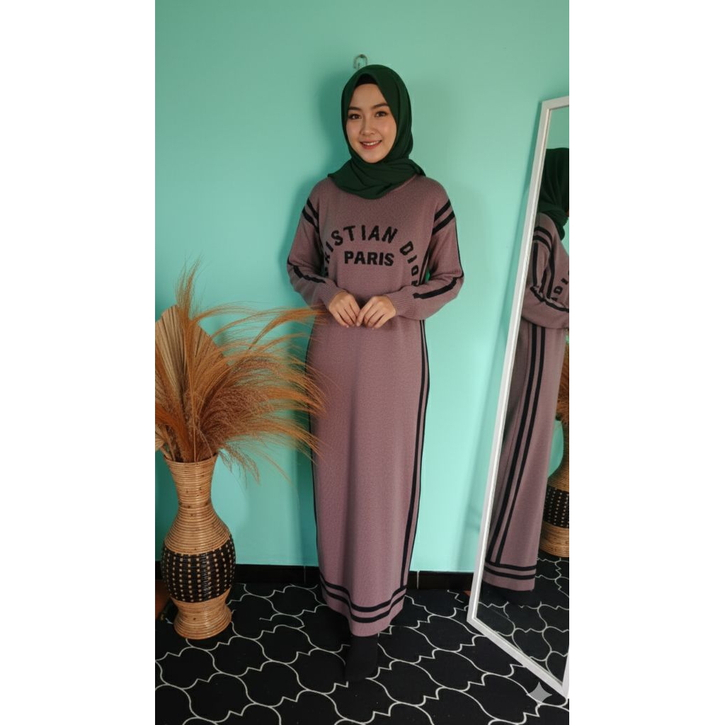 DIORA DRESS GAMIS RAJUT IMPORT || PIOPIO.ID STORE