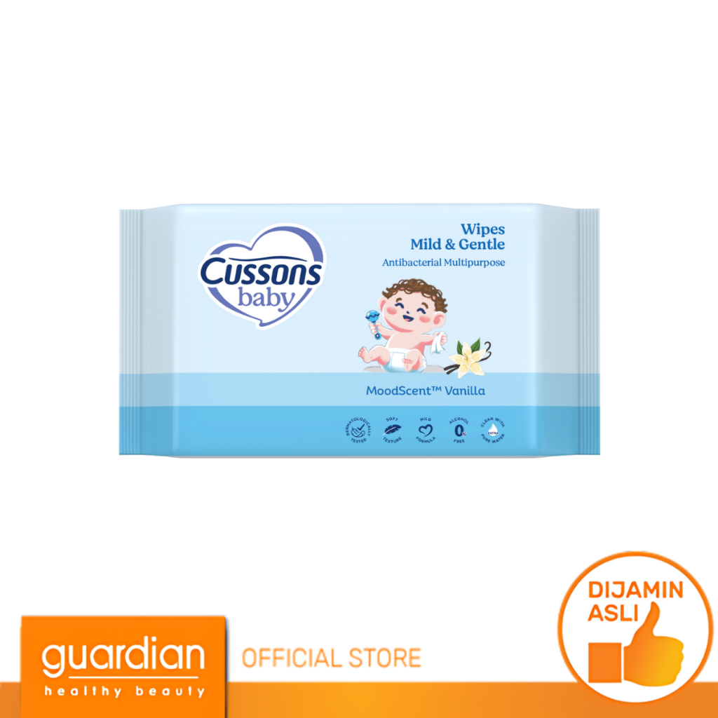 Cussons Baby Wipes Mild & Gentle 10S - Tisu Basah Bayi