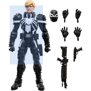 Marvel Legends Series Agent Venom (Flash Thompson), Retro Comics Collectible 6-Inch Scale Action Fig