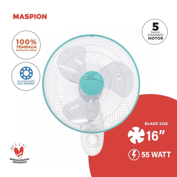 Kipas Angin Maspion wallfan 16" MWF-41K ( MWF41K )