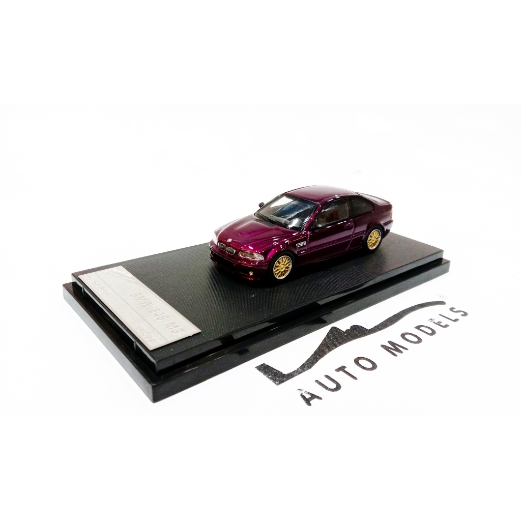 Stance Hunter BMW E46 Purple BBS Wheel