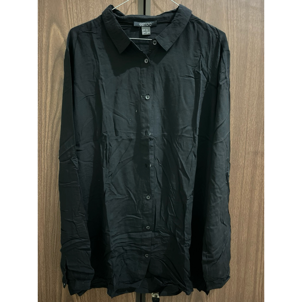 kemeja basic black - esmara