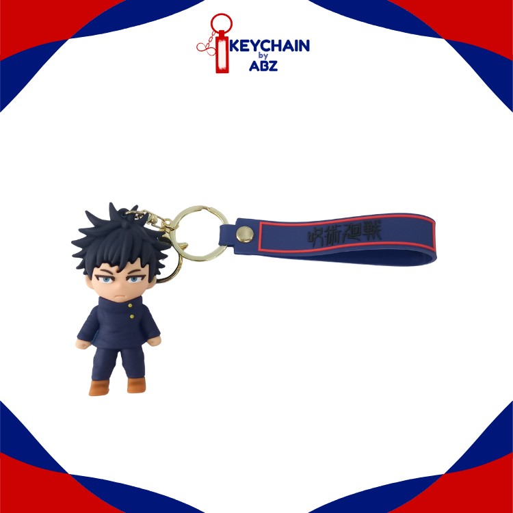 Gantungan Kunci Karakter Jujutsu Kaisen – Megumi Fushiguro | Gantungan Kunci Tali Jujutsu Kaisen – M