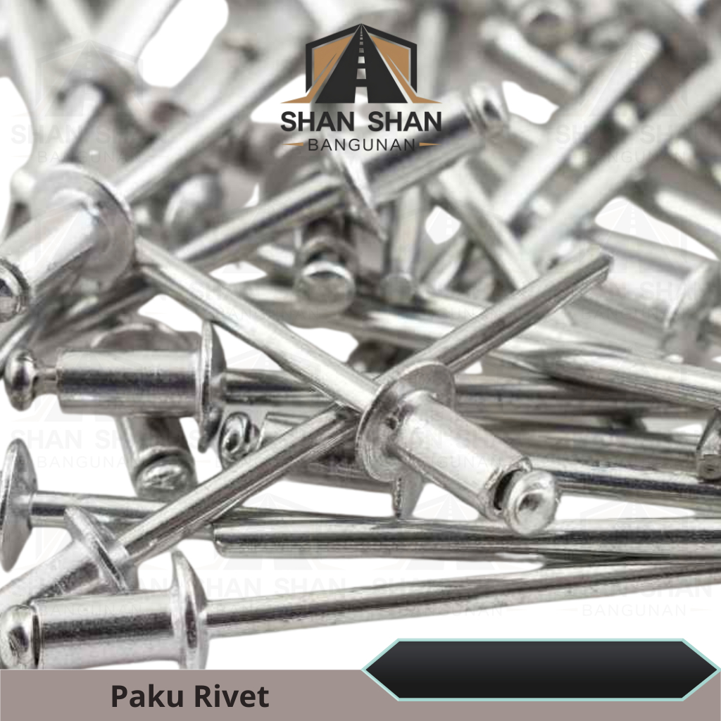 Paku Rivet 450 / Paku Rivet 550 / Paku Rivet 635 / Paku Rivet 675 Per BKS (100 Pcs) / Blind Rivet / 
