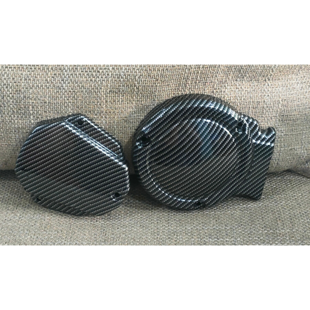 Diskon Paket Cover Mesin RX-King Full Carbon/1SET PAKET COVER TUTUP BLOCK MESIN + COVER TUTUP POMPA 