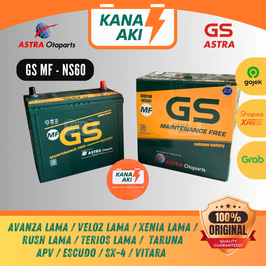 AKI KERING GS ASTRA MF NS60 MOBIL AVANZA VELOZ RUSH TERIOS TARUNA APV ESCUDO