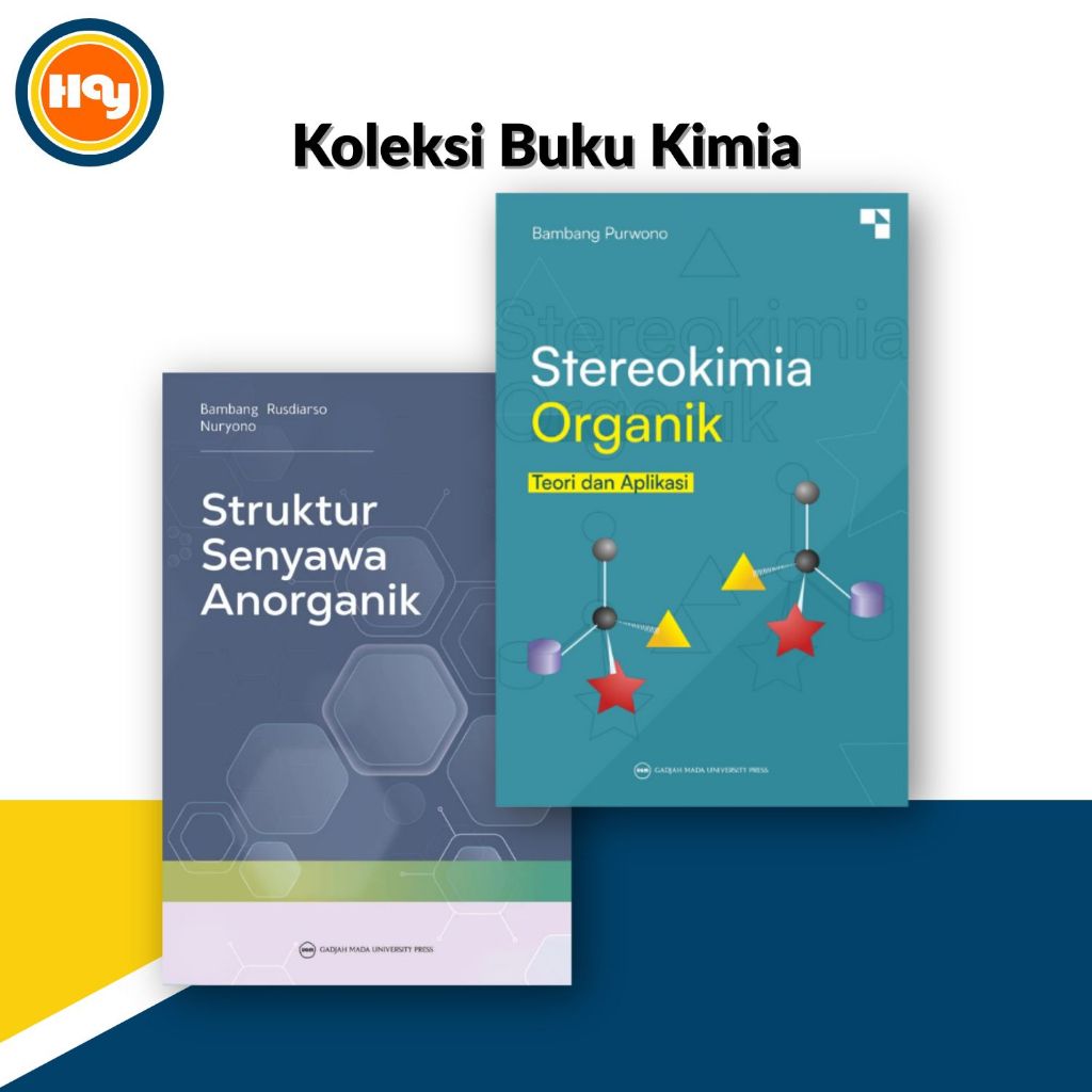 Buku Kimia | Stereokimia Organik, Struktur Senyawa Anorganik - UGM press