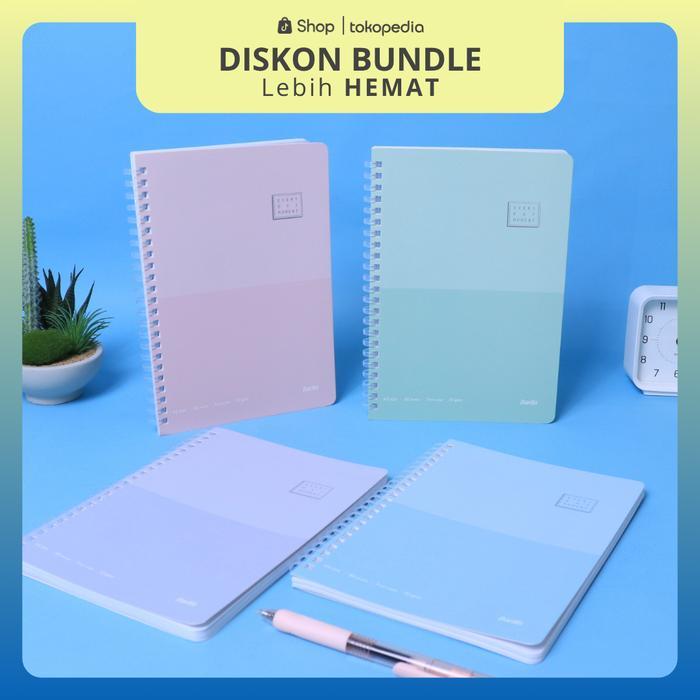 

Bantex Buku Tulis Spiral A5 60 Lembar 70 gsm Bergaris / Buku Catatan Sekolah Warna Pastel SPA560-003