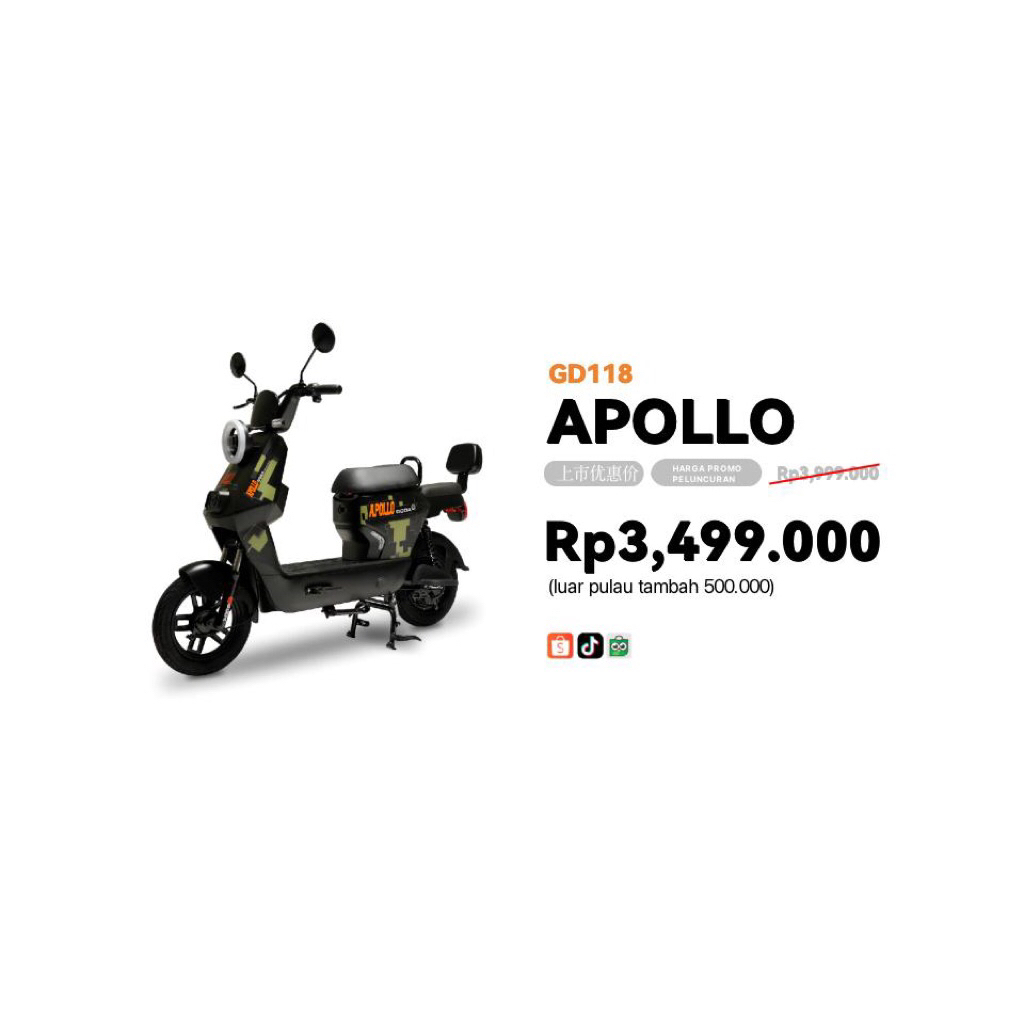 sepeda listrik Goda 118 Apollo