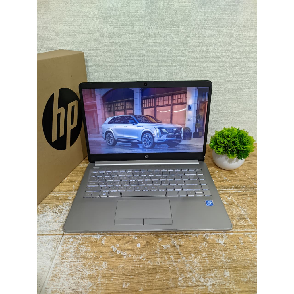TEBUS MURAH!!! LAPTOP HP 14S-CF2017TU INTEL N4020 RAM 8GB SSD 256GB LAYAR 14"FHD BACKLIGHT LIKENEW