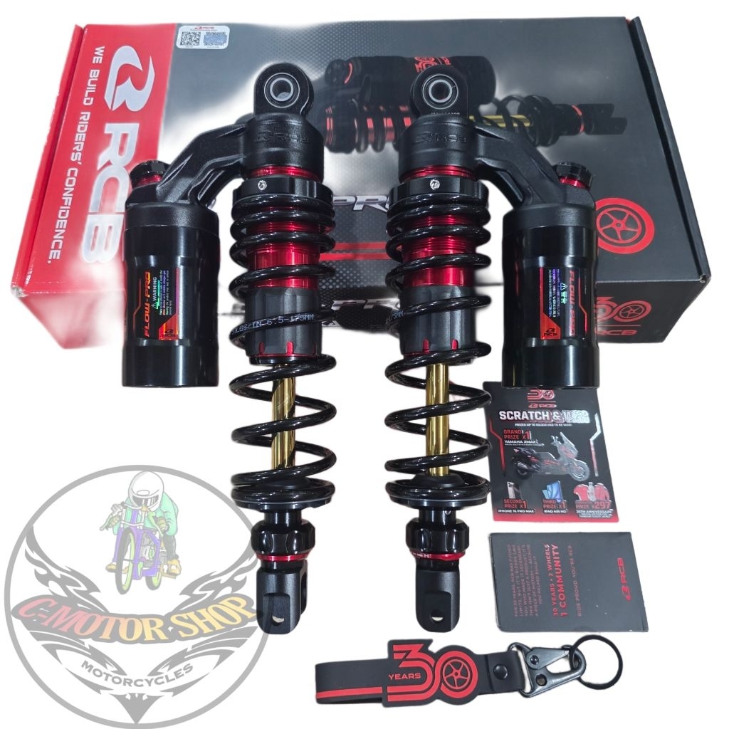 SPECIAL EDITON RCB 30TH ANNIVERSARY Shock Shockbreaker Belakang Rcb Flow Pro Nmax New Nmax s Nmax Ne