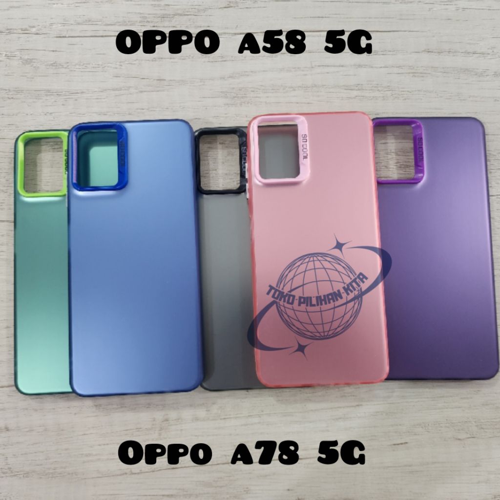 OPPO A78 5G A58 5G CASE SOFTCASE HARDCASE IMD HOLOGRAM NEW