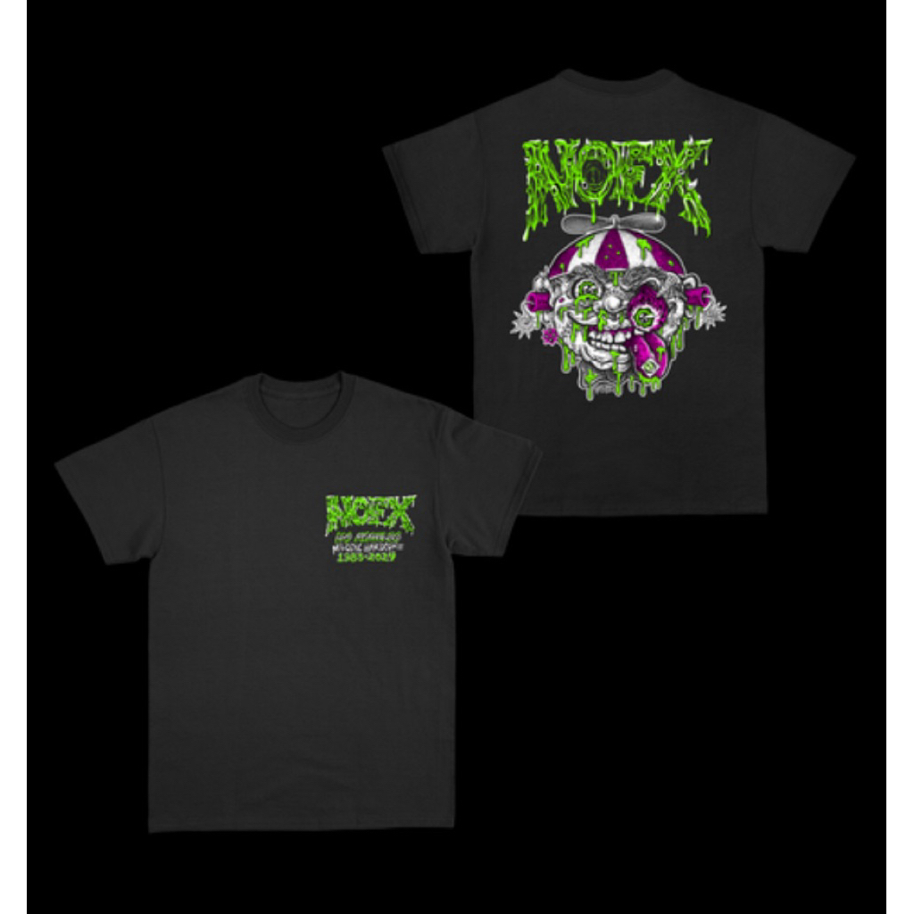 Tshirt Band Pria Wanita Nofx - Rich Kids Original Official
