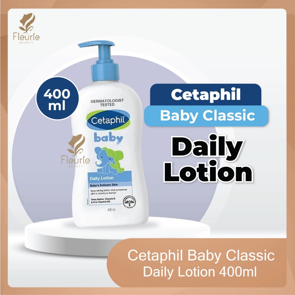 Cetaphil Baby Classic Series - Daily Lotion 400ml / Cetaphil Lotion Pelembab Kulit Bayi