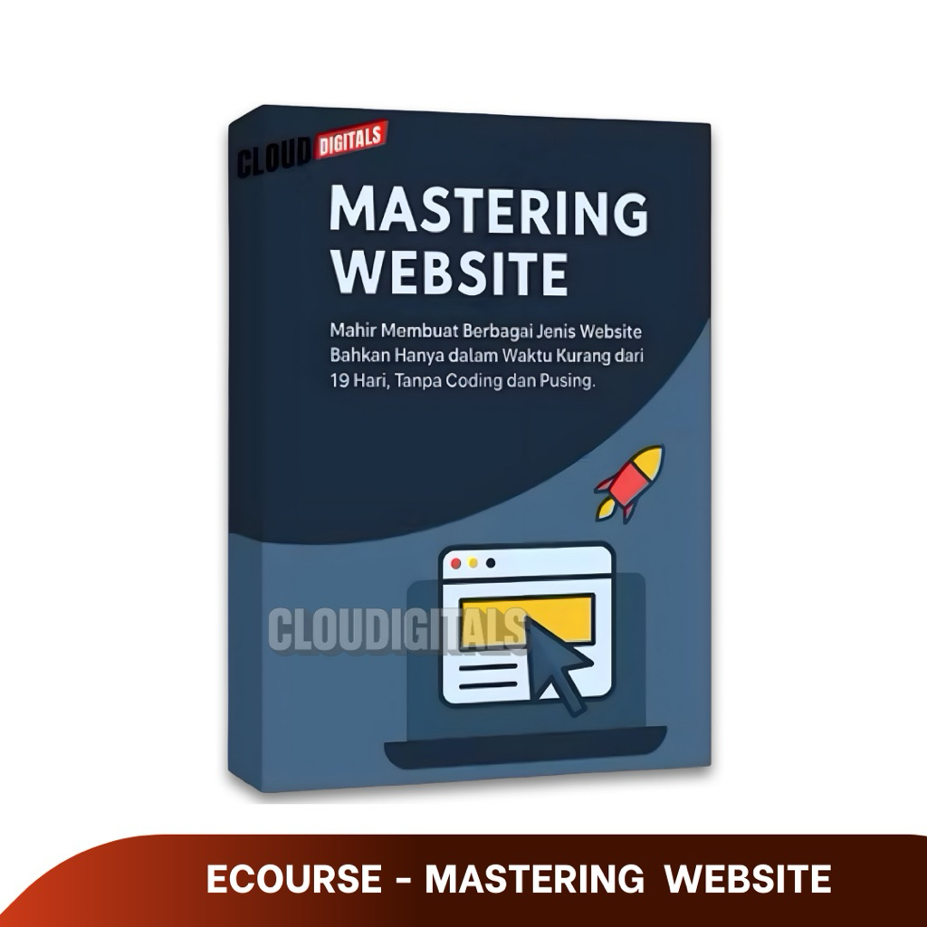 JAGO WEBSITE MASTERI: Mahir Membuat Website Apapun Tanpa Coding Tanpa Pusing - Materi Video