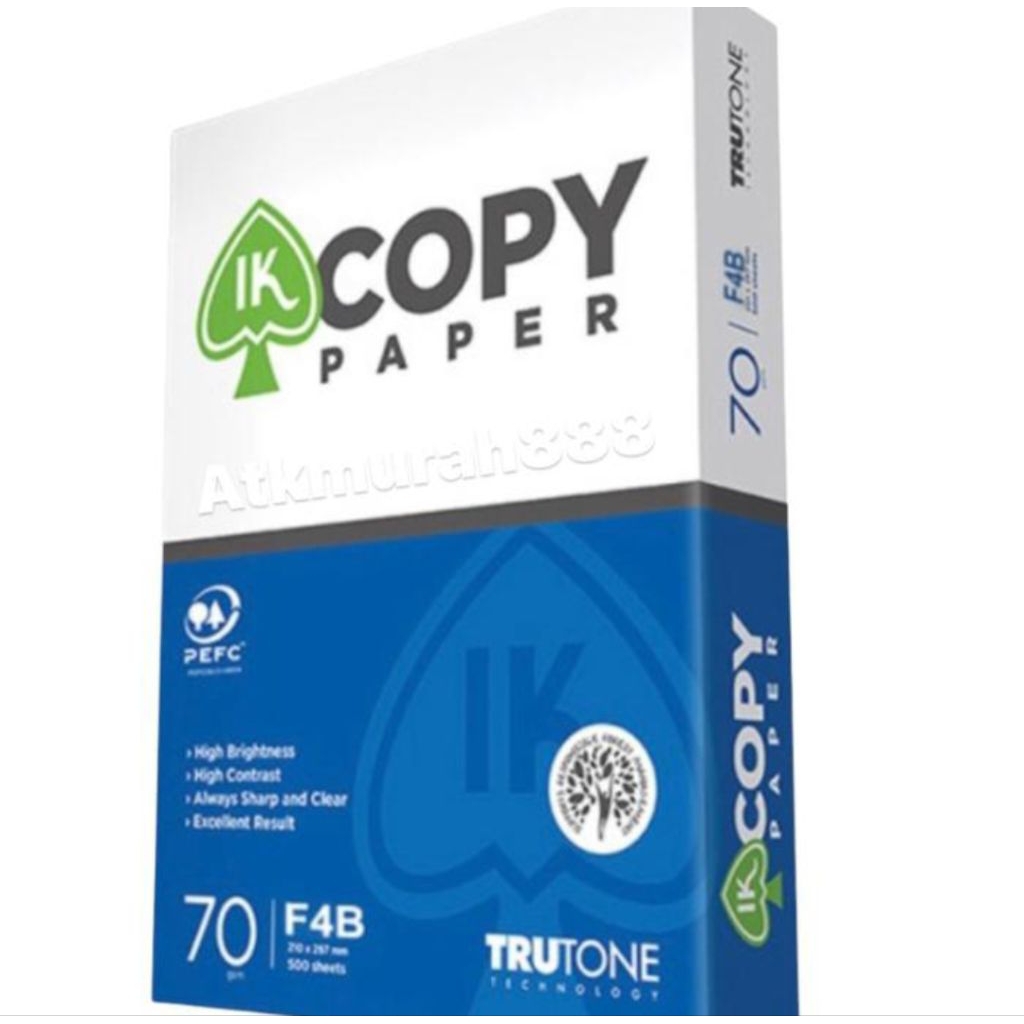 kertas hvs folio ( f4) 70 gram mirage