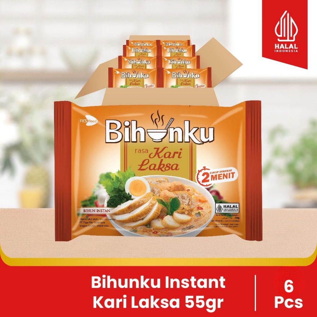 

Paket Bundling - Bihunku Instan - Kari Laksa - 55gr - 6 Pcs