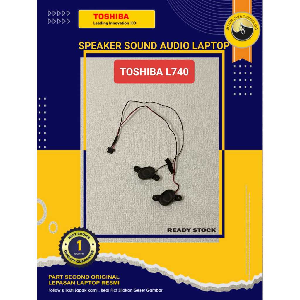 Speaker Sound Audio Laptop  Toshiba Satellite L740 L740D L745 L745D Original Second Tested