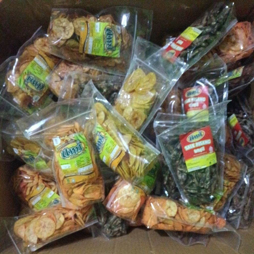 kripik pisang tanduk Makassar