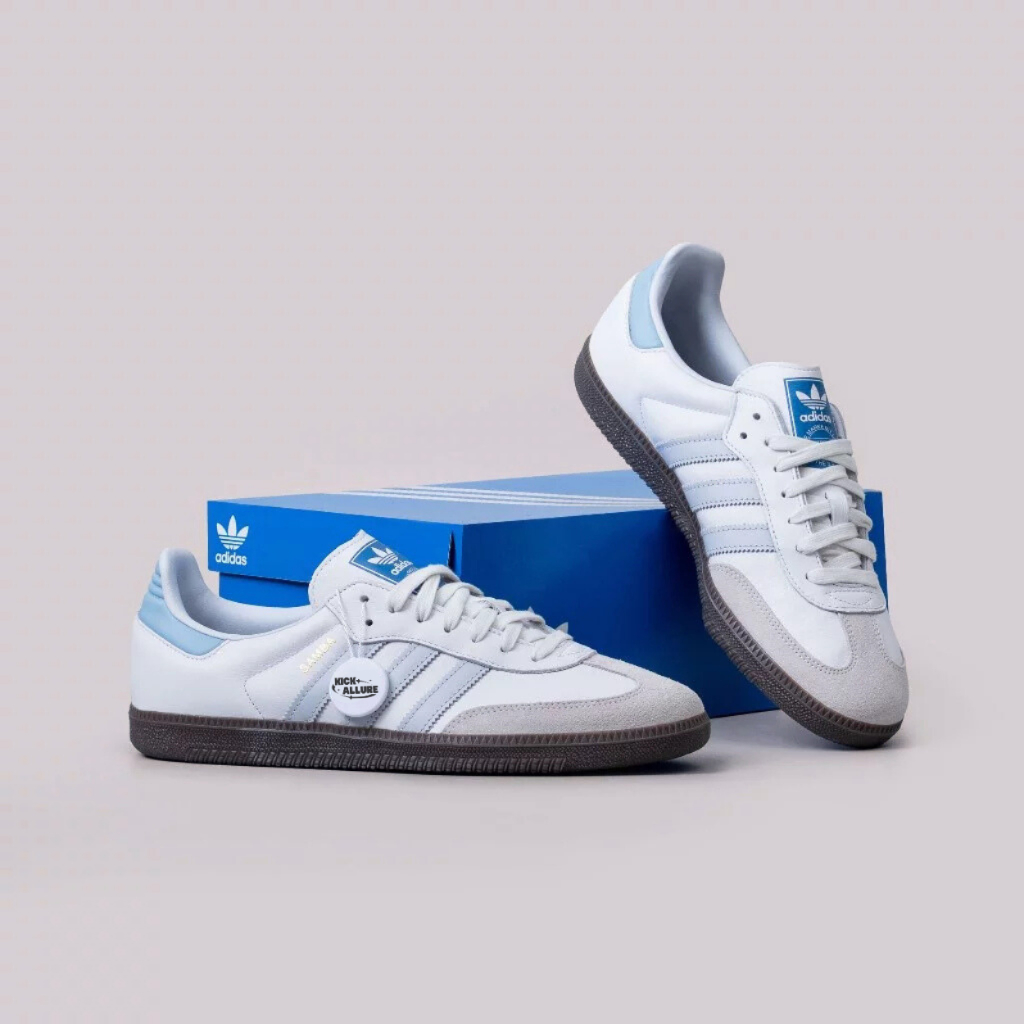 Adidas Samba OG White Halo Blue
