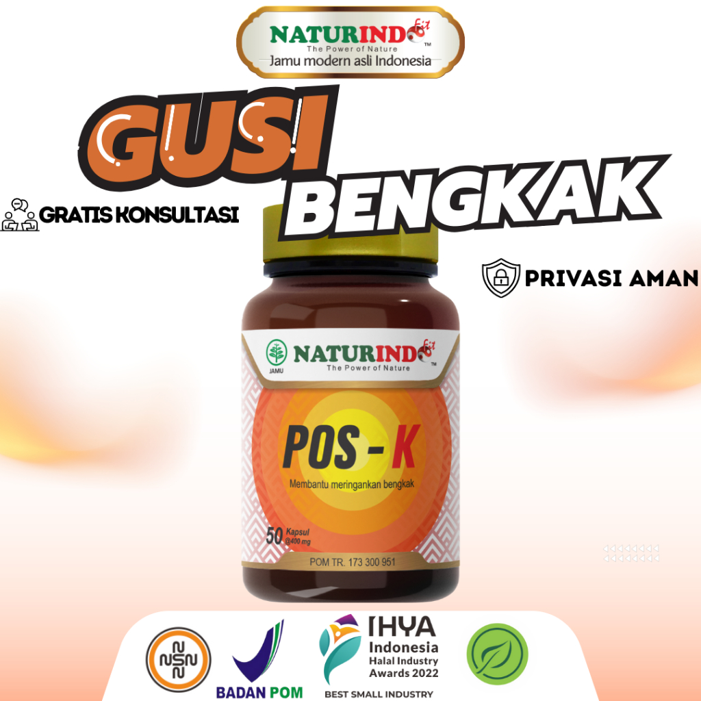 Herbal Gusi Bengkak Infeksi Gusi Bau Sakit Gusi Nyeri Pembengkakan | POS-K NATURINDO