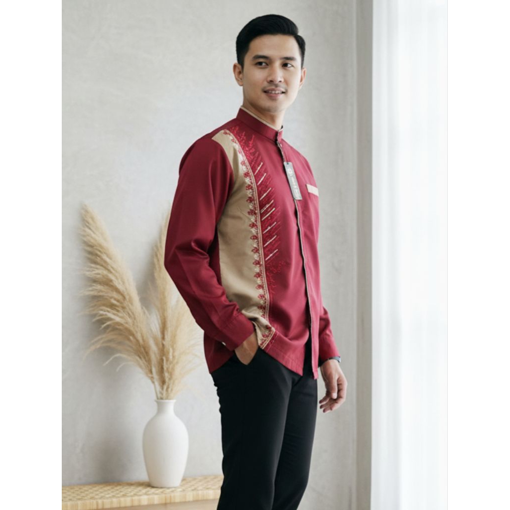 BAJU KOKO DEWASA PREMIUM MERK HAFLANI / TOYOBO FODU PLATINUM/ BAJU TAKWA TERBARU TRENDI MILENIAL