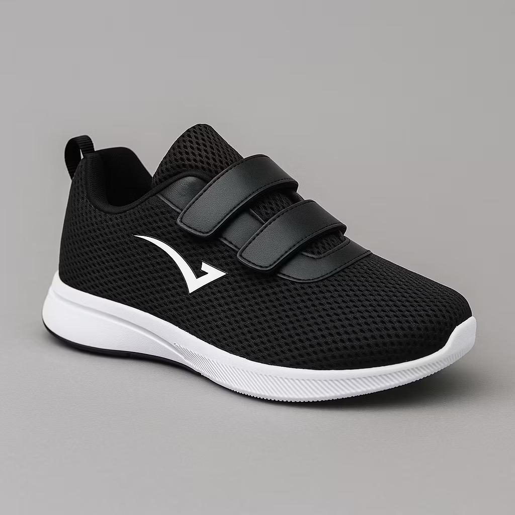 Sepatu Sekolah Tali Hitam Polos Anak SD-SMA