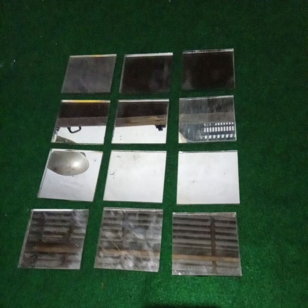 Cermin 8 x 8 cm Tebal Kaca 5mm