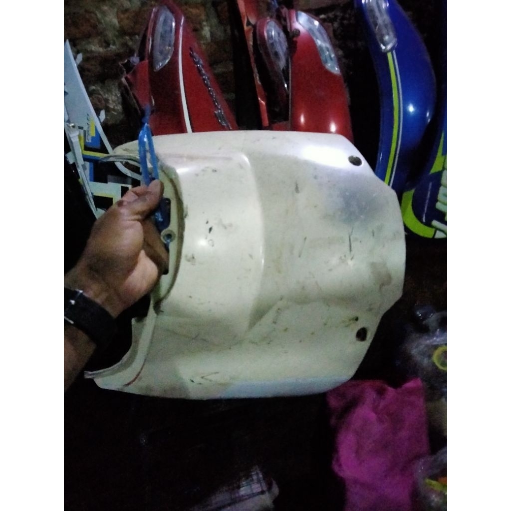 COVER MESIN BAWAH JOK SCOOPY FI 2014-2016 SECOND ORIGINAL