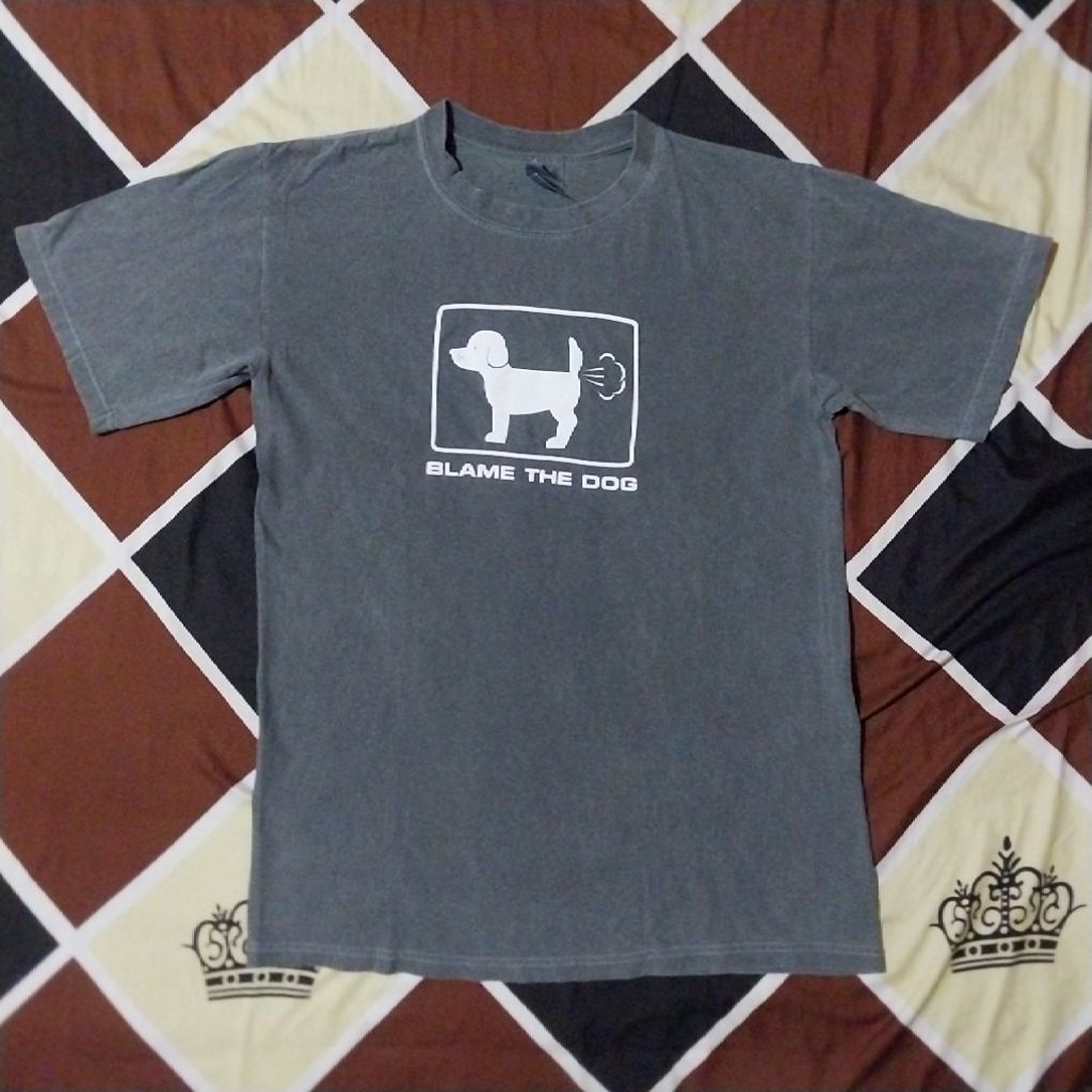 kaos anvil text second bekas