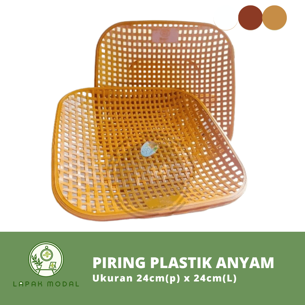 PIRING PLASTIK ANYAM KOTAK AR
