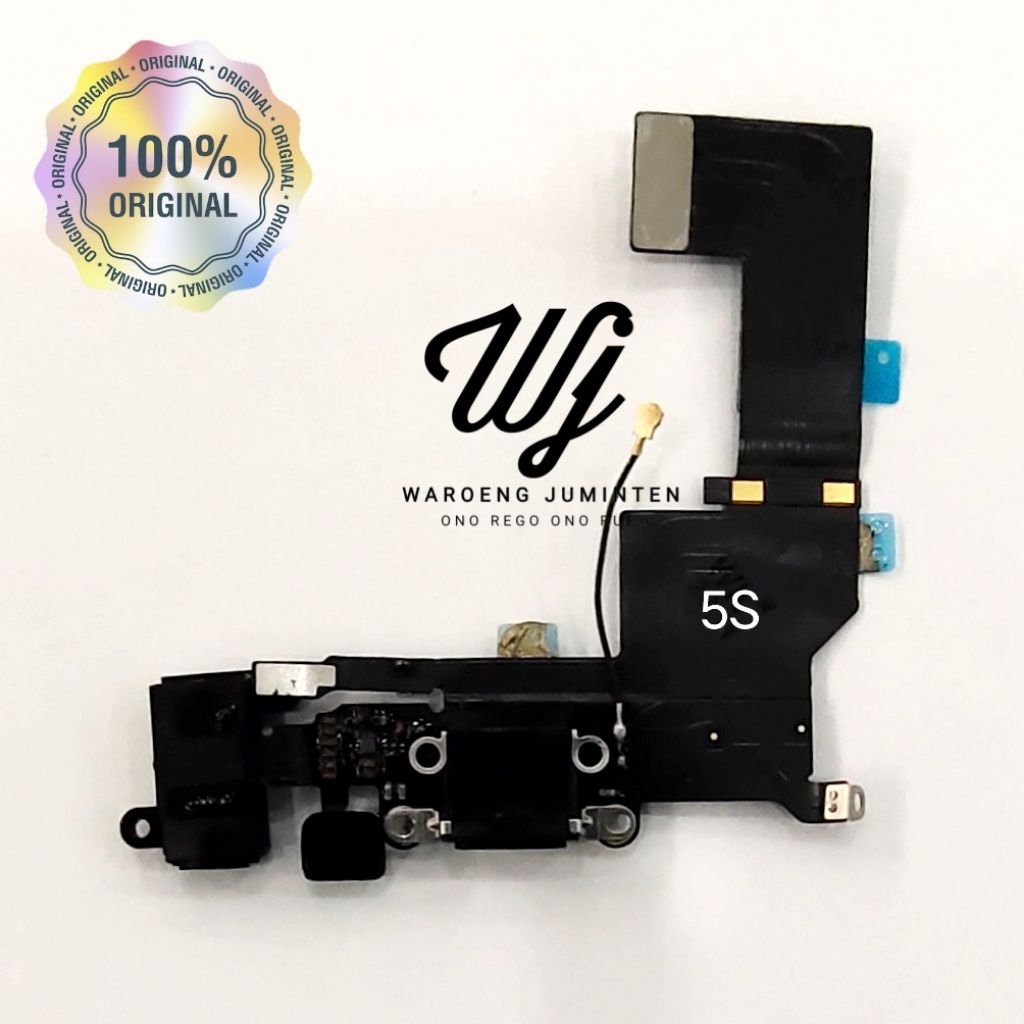 KONEKTOR CAS IPHONE 5 / 5S / FLEXIBLE BOARD CAS IPH0NE 5S / PCB BOARD CHARGER IPH0NE 5SE ORIGINAL