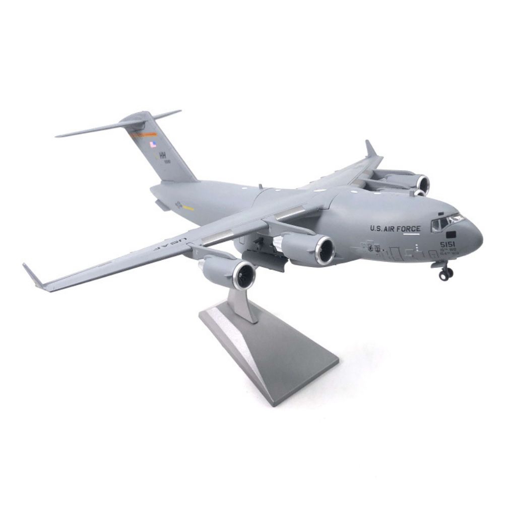 USAF C-17 Globemaster III miniatur Metal diecast model skala 1:200 - Amercom