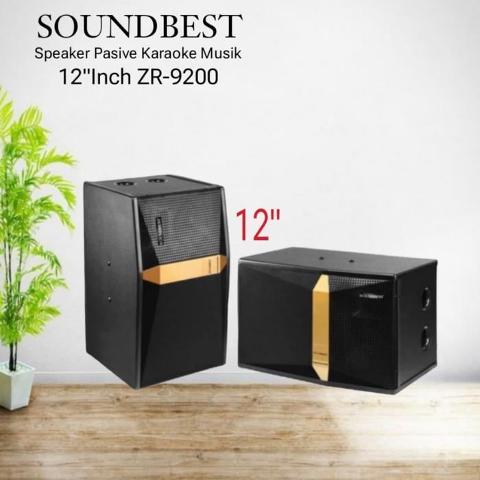 Speaker pasif 12 inch karaoke soundbest ZR9200 / ZR 9200 original – 3 way