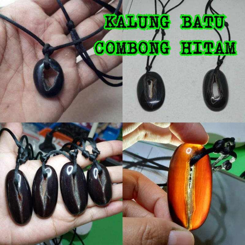 KALUNG BATU COMBONG HITAM NATURAL