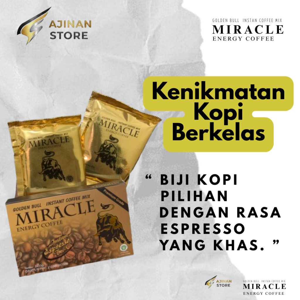 Kopi Energi Miracle - Kopi Espresso