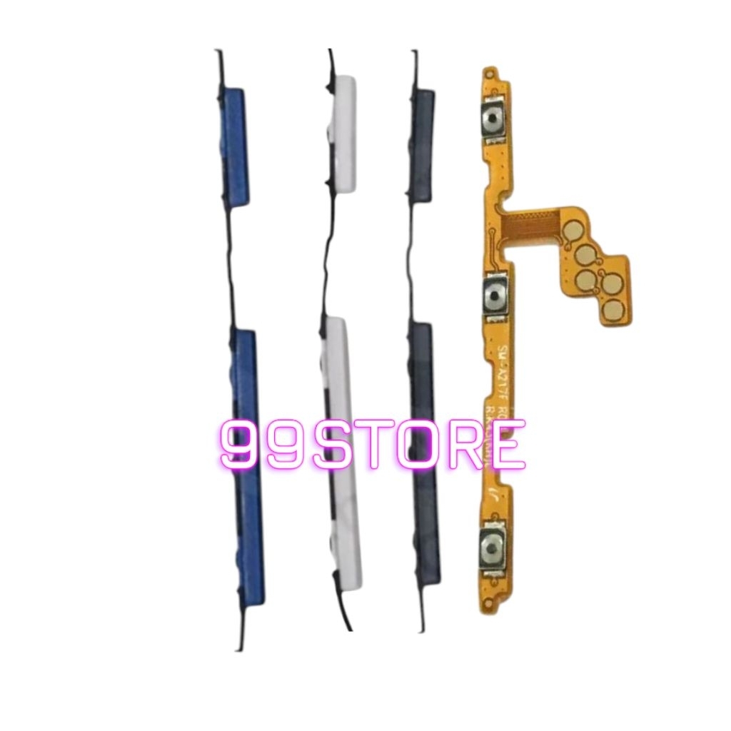 Tombol Set + Flexible On Off Volume Samsung A21s Sparepart HP